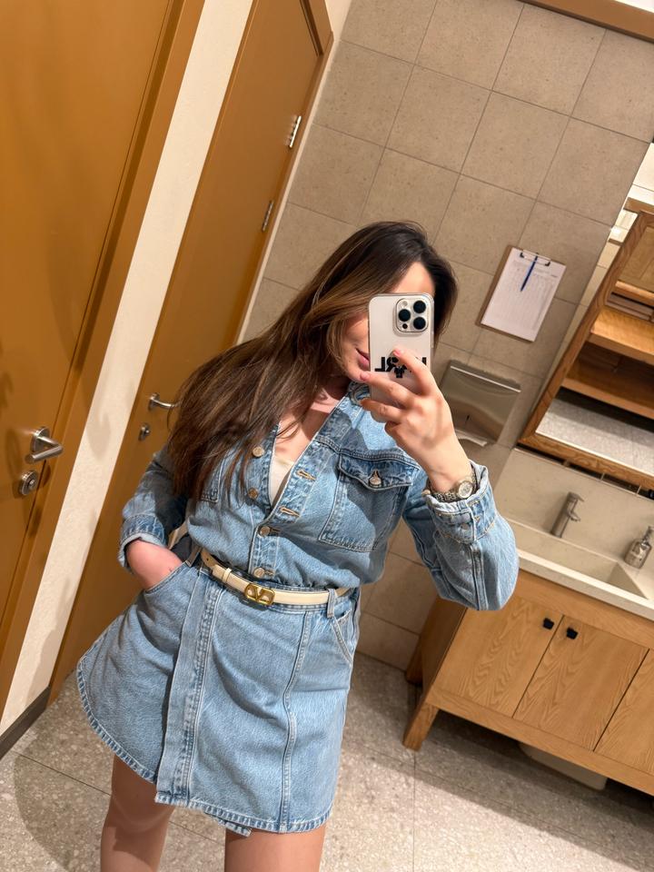 Zara Джинсовое платье