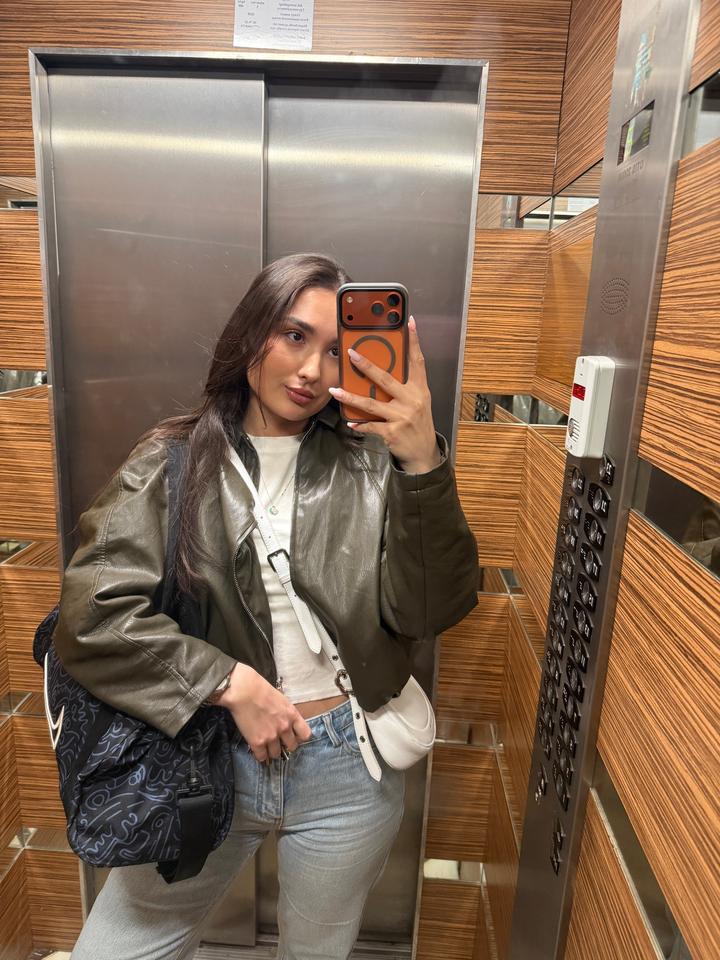 Zara Куртка из экокожи