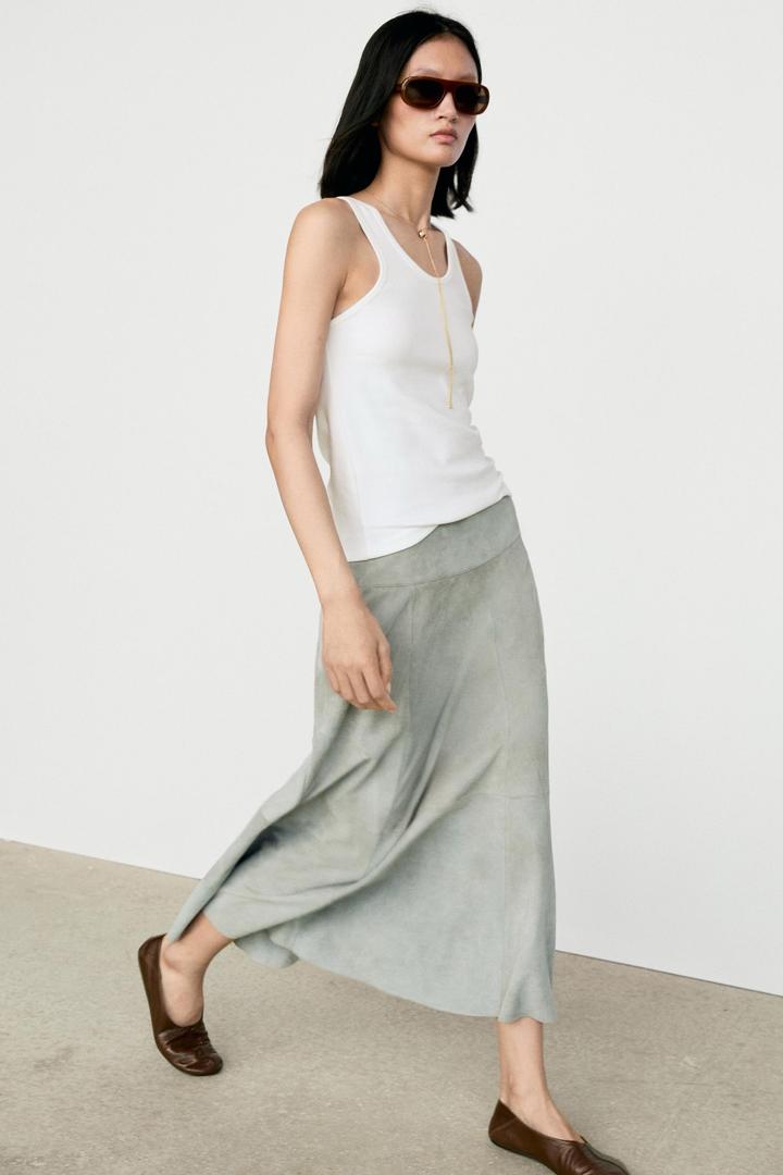 Хлопковая майка massimo dutti