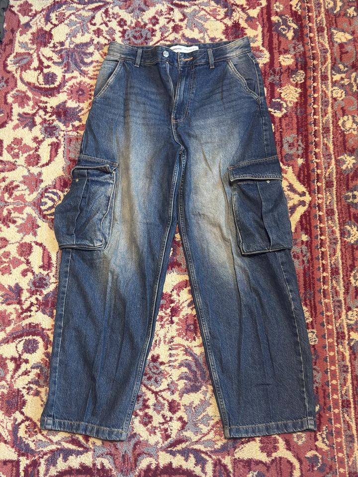 Джинсы карго Bershka