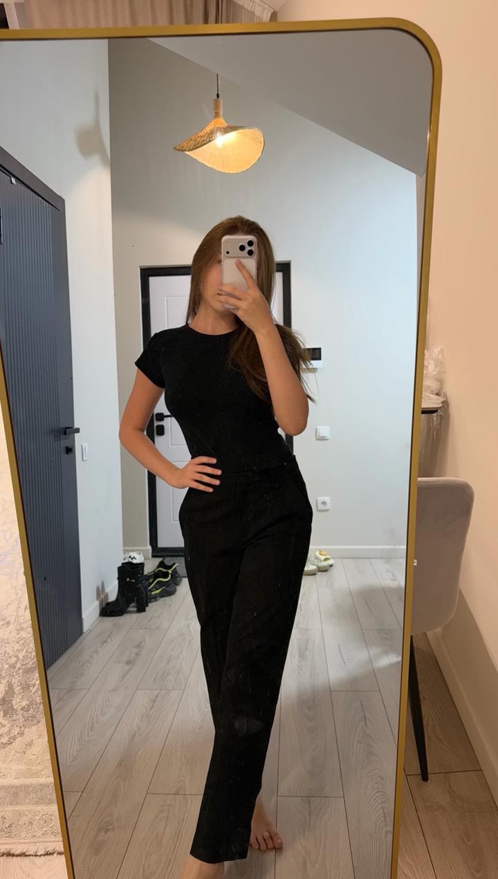 Черные брюки Massimo Dutti