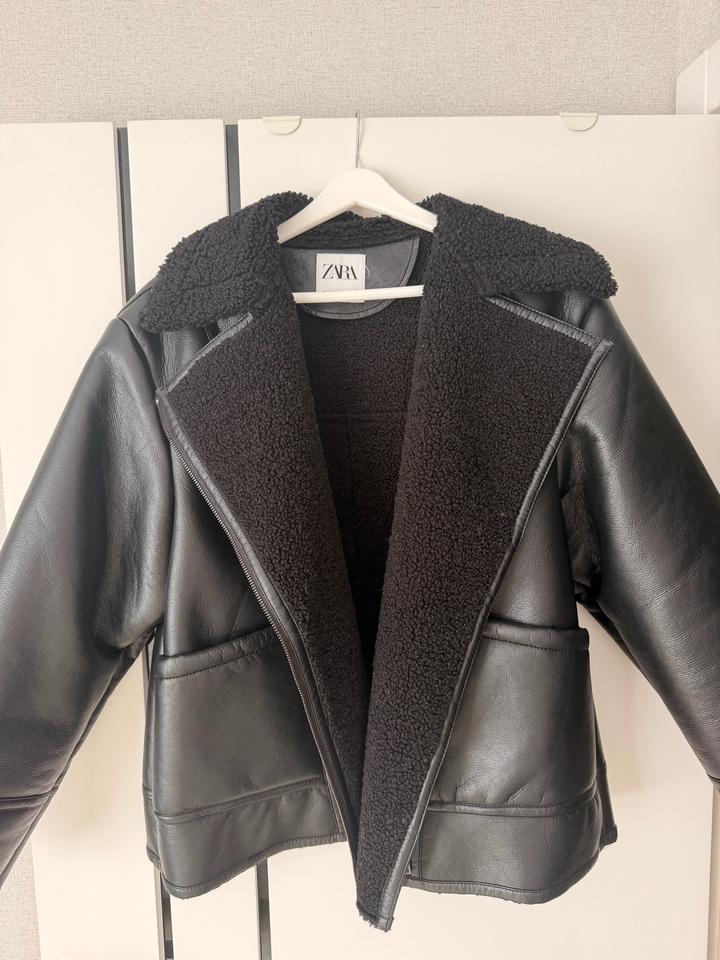 Дубленка авиатор ZARA