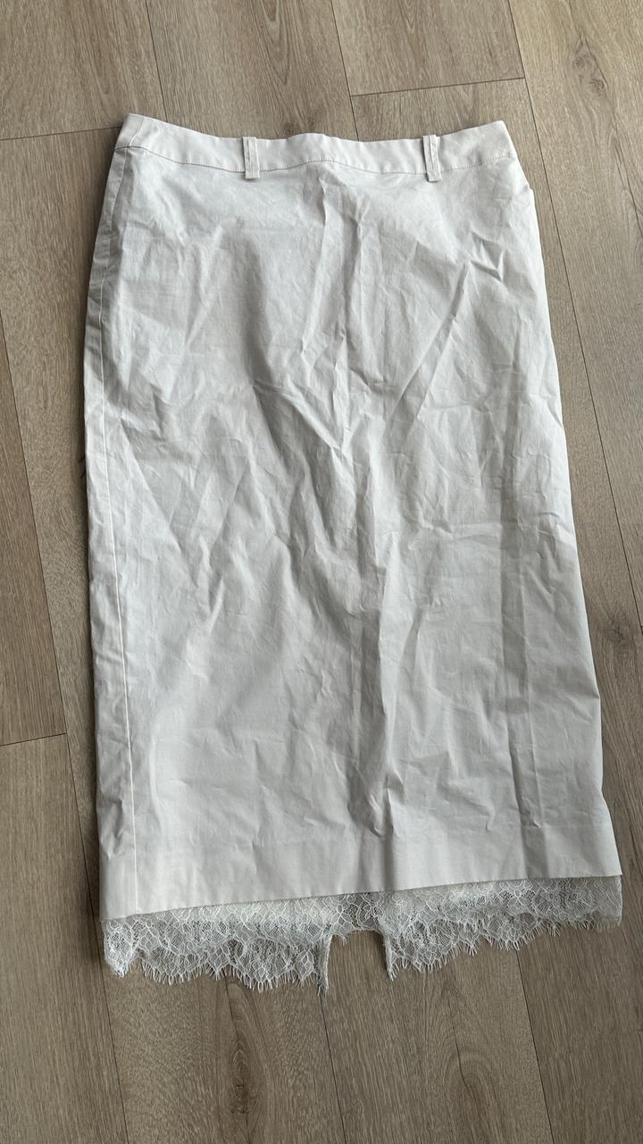 Zara Юбка миди с кружевом