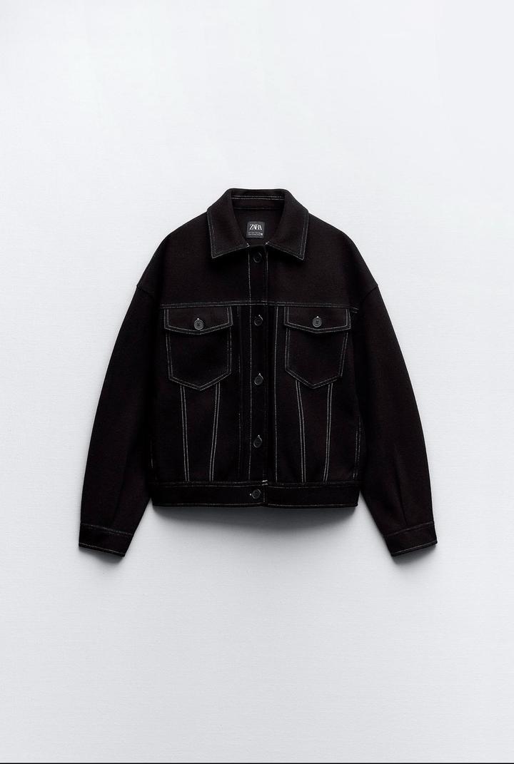 Zara куртка черная