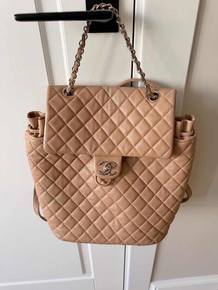 Рюкзак Chanel стеганый с клапаном