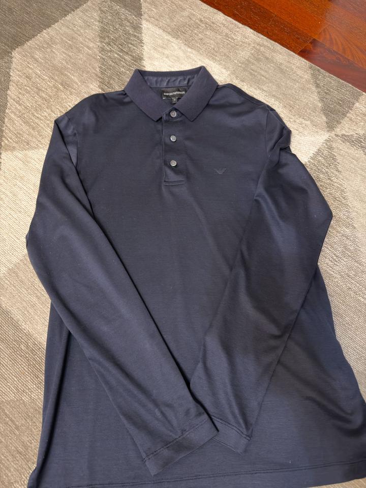 Поло с длинным рукавом Emporio Armani