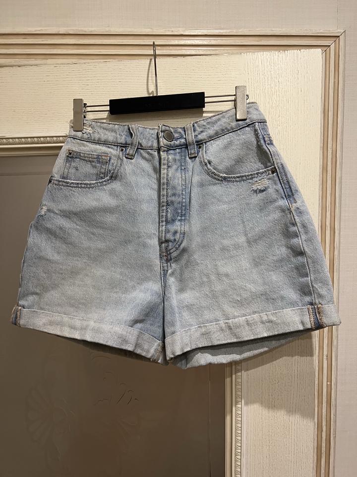 Stradivarius шорты голубые