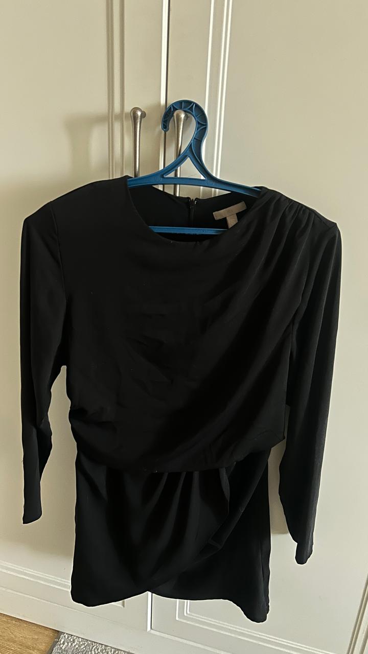 Черное платье H&M