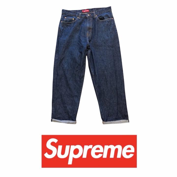 Supreme Japan Rigid Selvedge Baggy джинсы