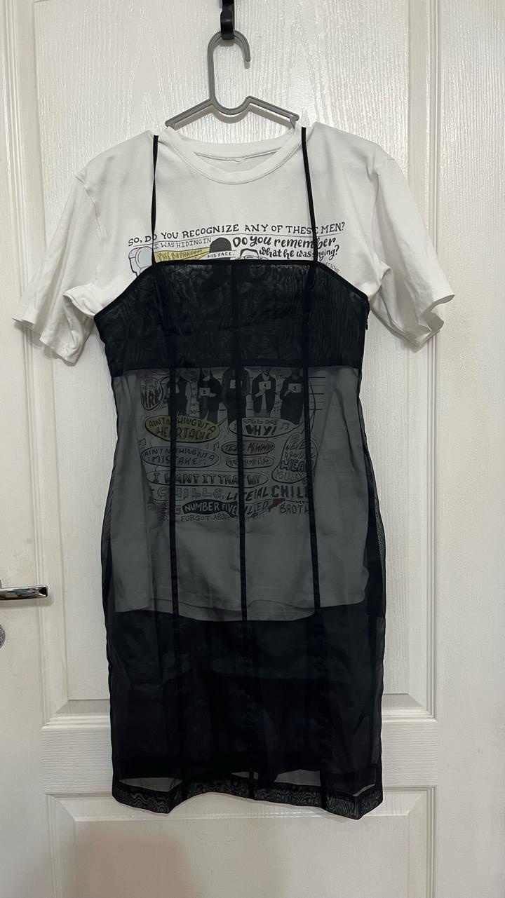 Платье H&M из сетки