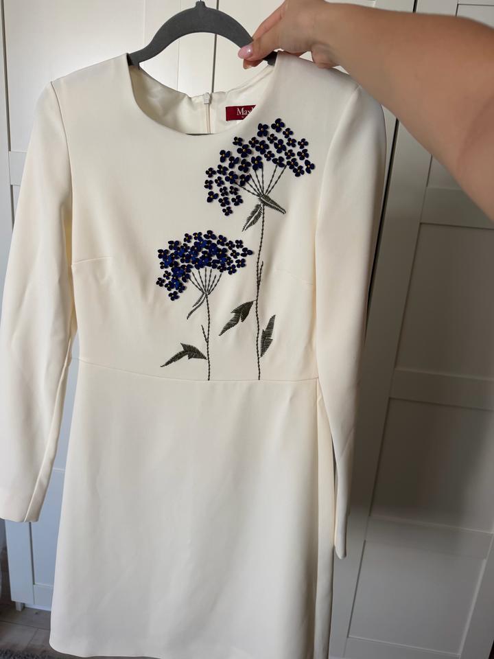 Max Mara Studio платье с вышивкой
