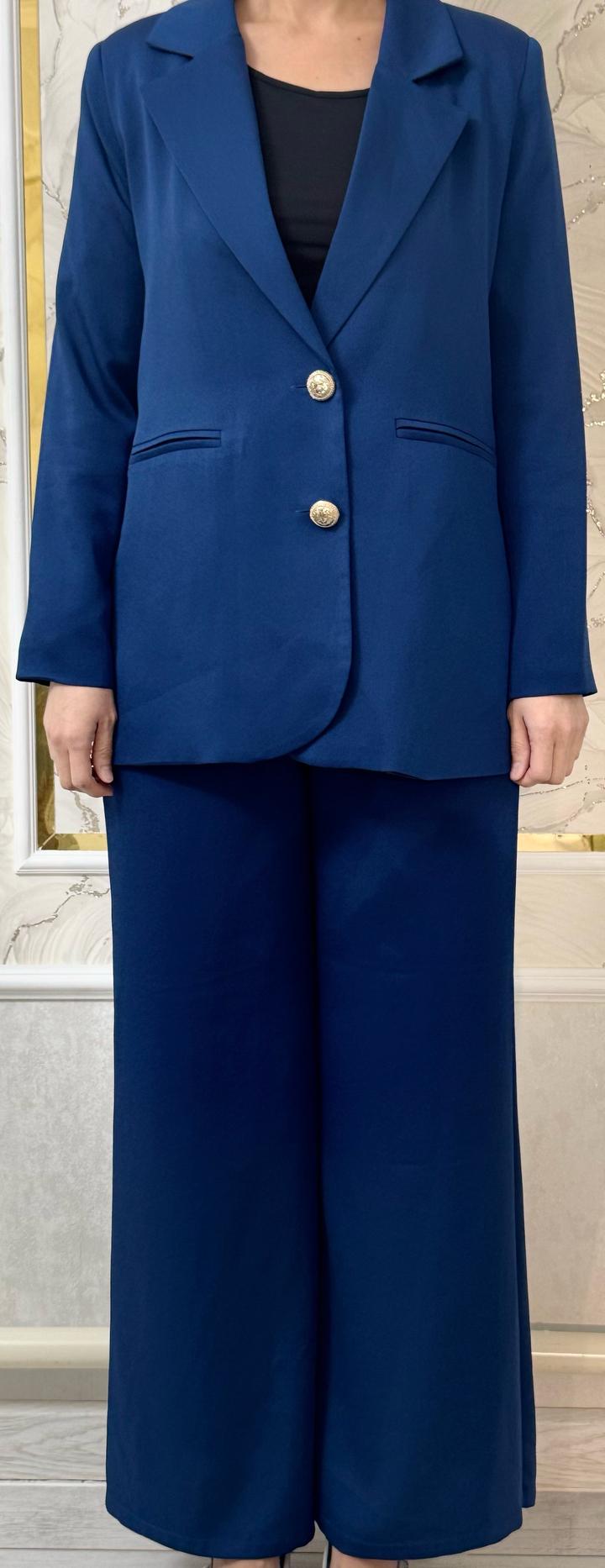 sateen Женский костюм с пиджаком и брюками