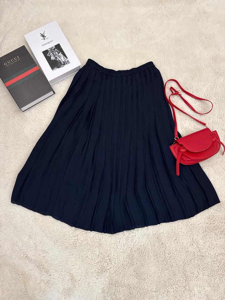 Плиссированная юбка миди Uniqlo