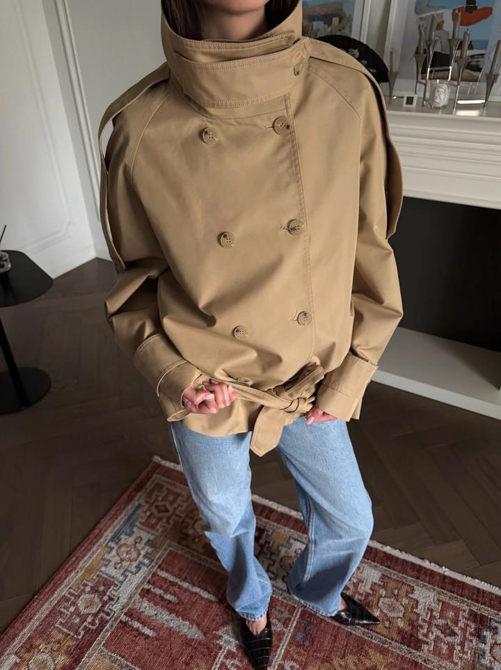 Укороченный тренч Zara