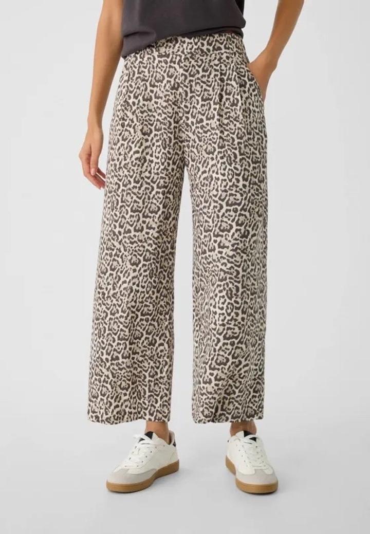 Stradivarius Брюки с леопардовым принтом