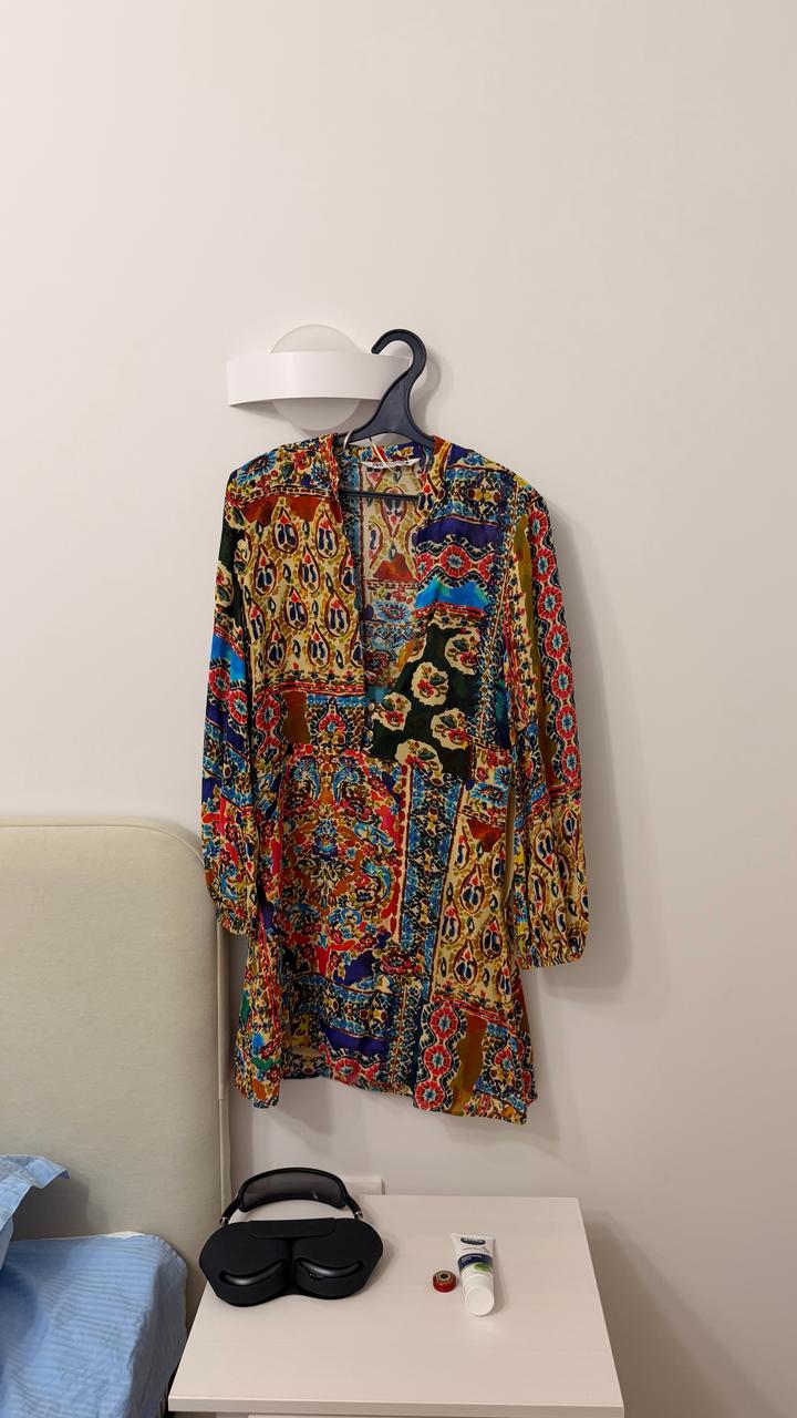 Zara Платье с принтом