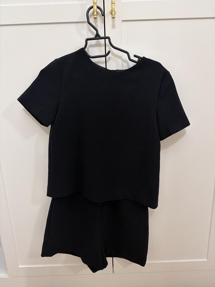 комбинезон Zara TRF Trafaluc Collection черный