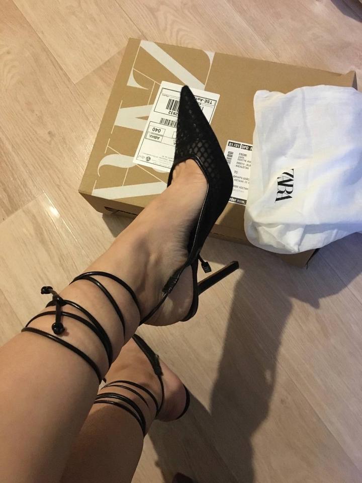 Черные туфли Zara