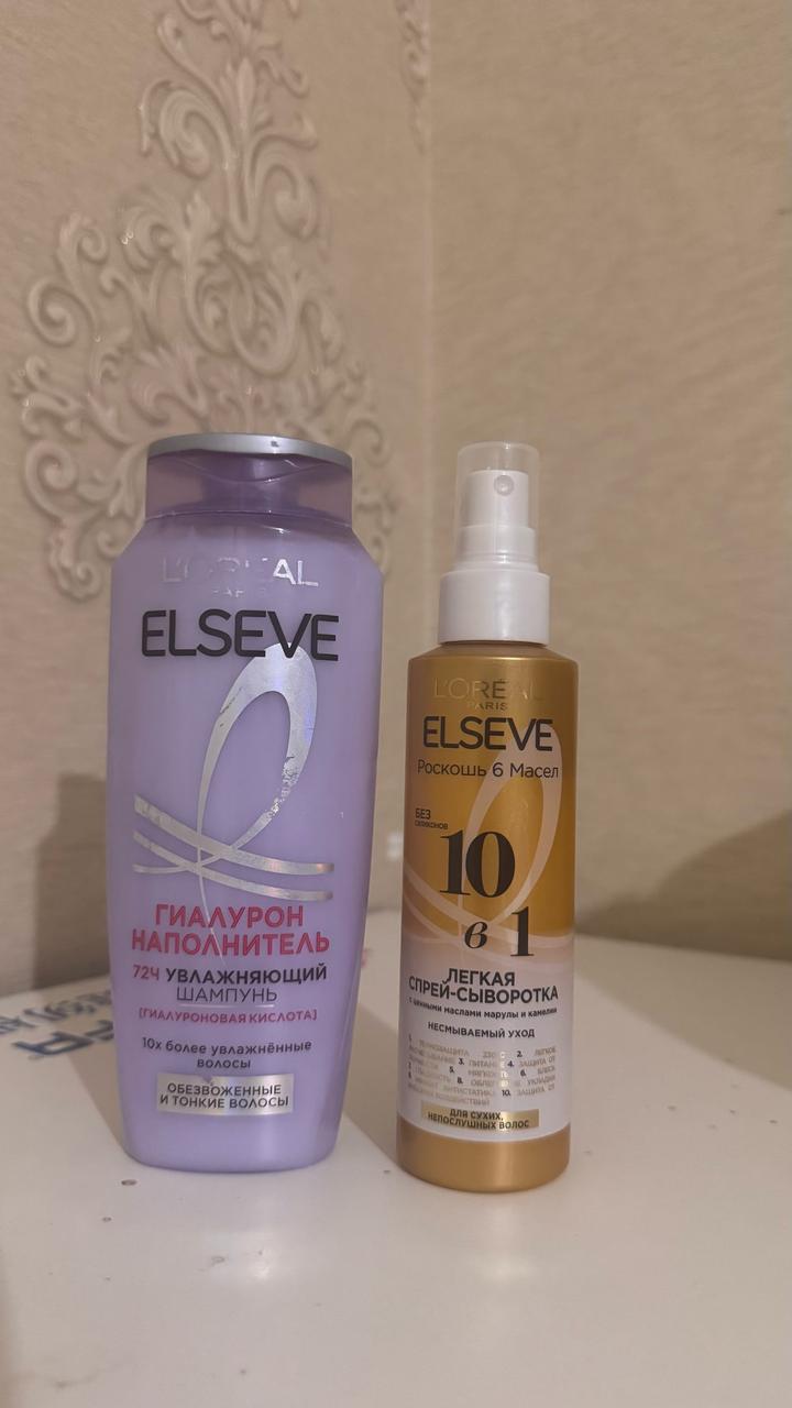 L'Oréal Paris Elseve (шампунь + спрей-сыворотка 10 в 1)