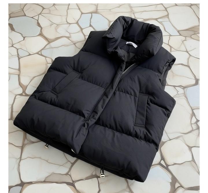 Fashion Черный безрукавка