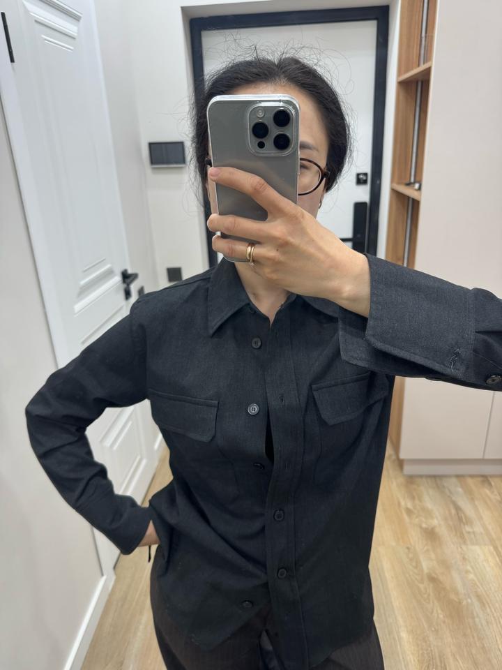 Черная рубашка Zara