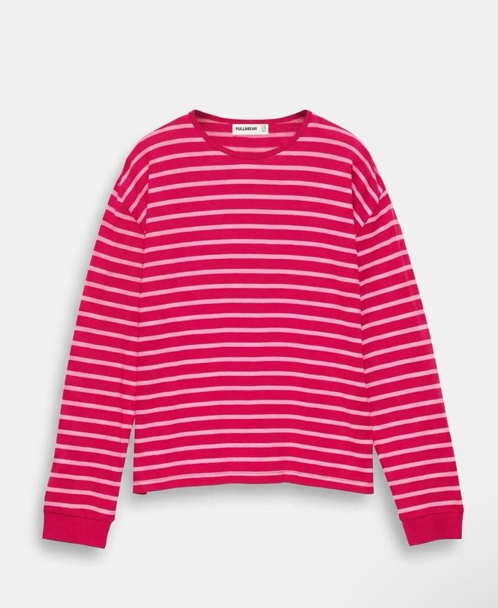 Pull & Bear Лонгслив Pull&Bear в полоску