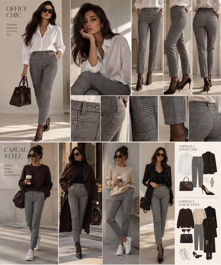 H&M Брюки в клетку