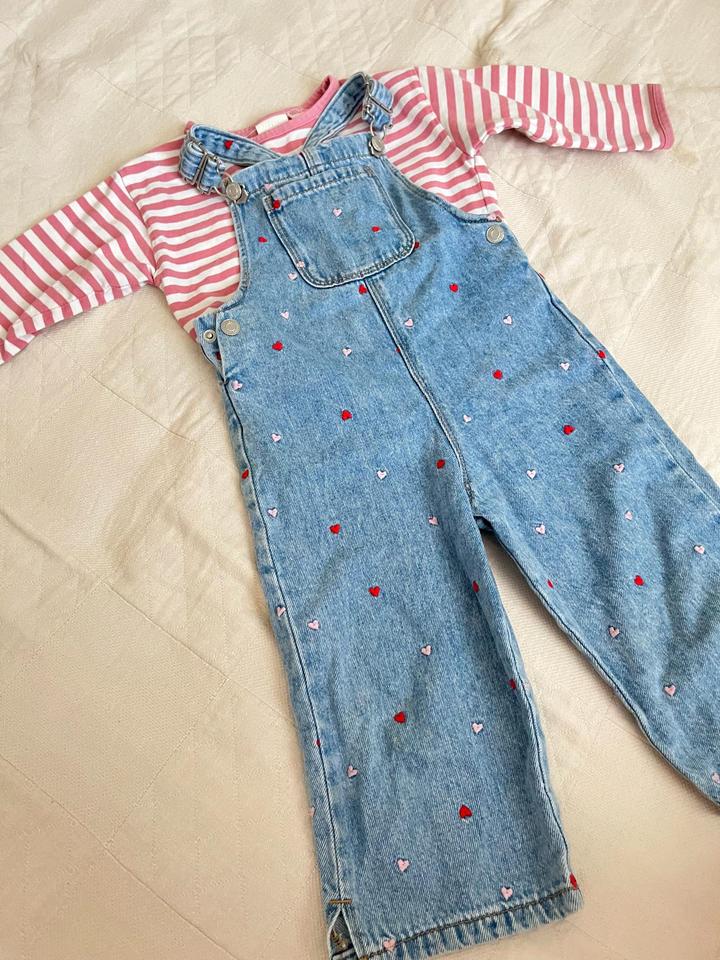 Джинсовый комбинезон zara