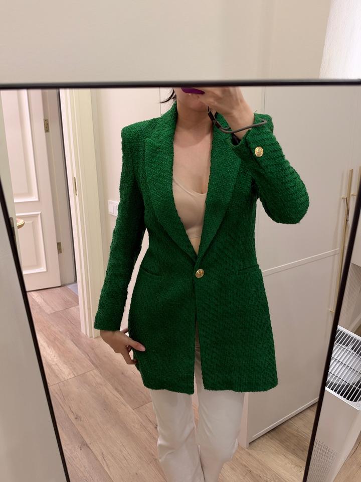 Пиджак жакет удлиненный Zara