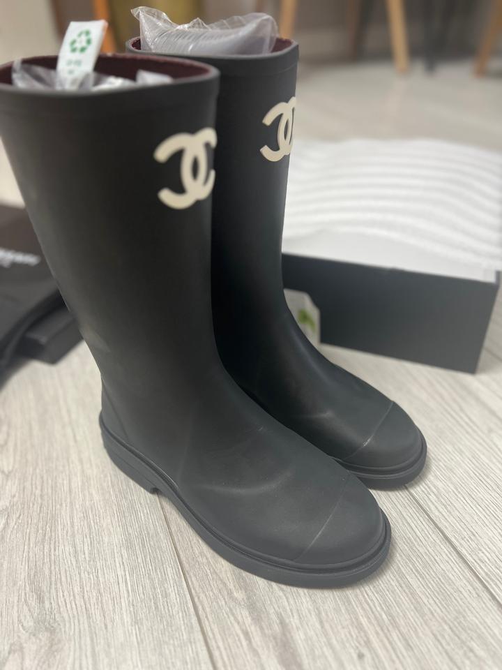 Chanel резиновые сапоги
