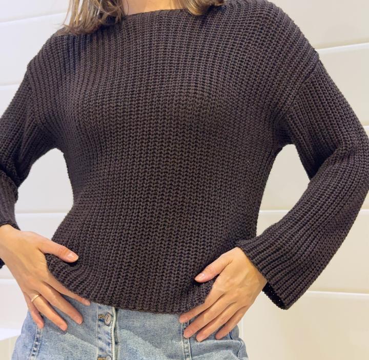 Джемпер Massimo Dutti коричневый S