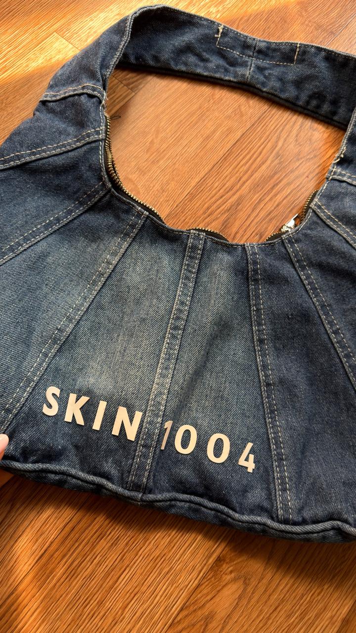 Джинсовая сумка хобо SKIN 1004