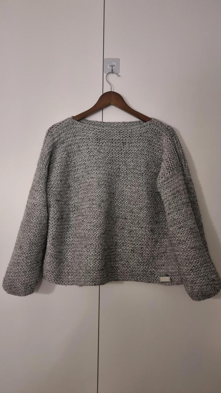 Handmade (ручная работа) Серый свитер ручной работы