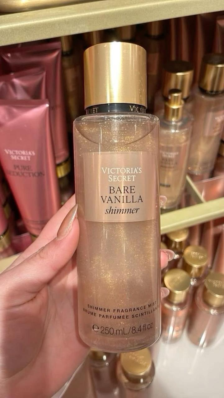 Victoria's Secret спрей для тела Bare Vanilla Shimmer