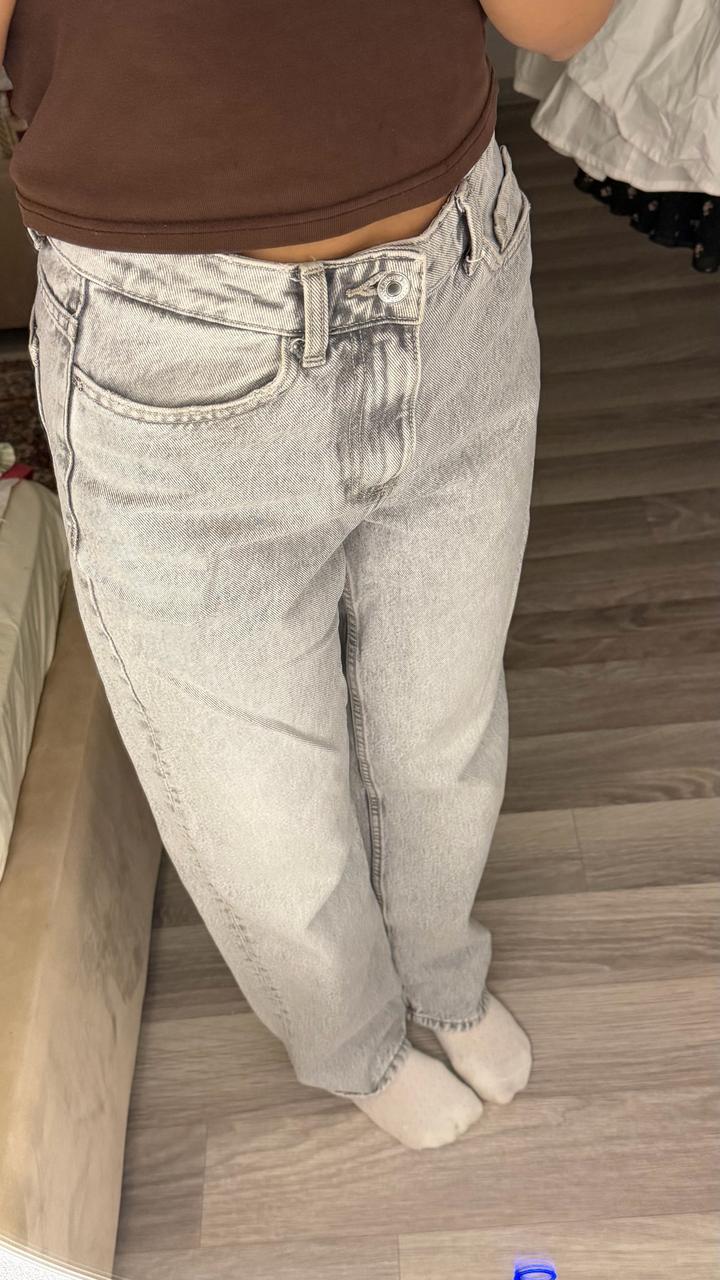 Bershka Серый джинсы