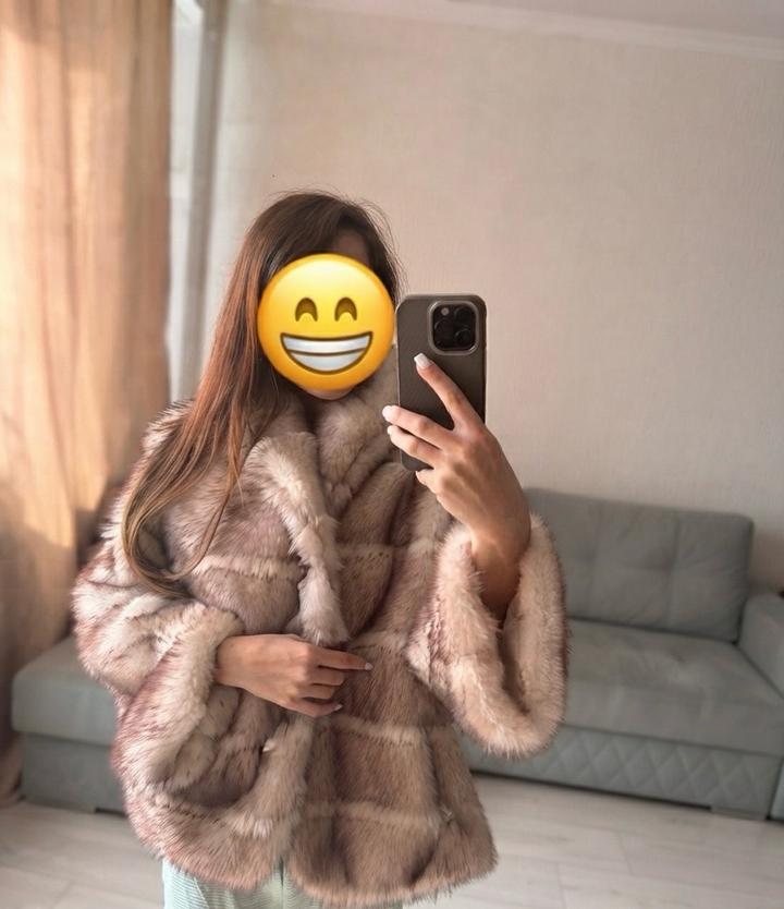Шуба из искусственного меха