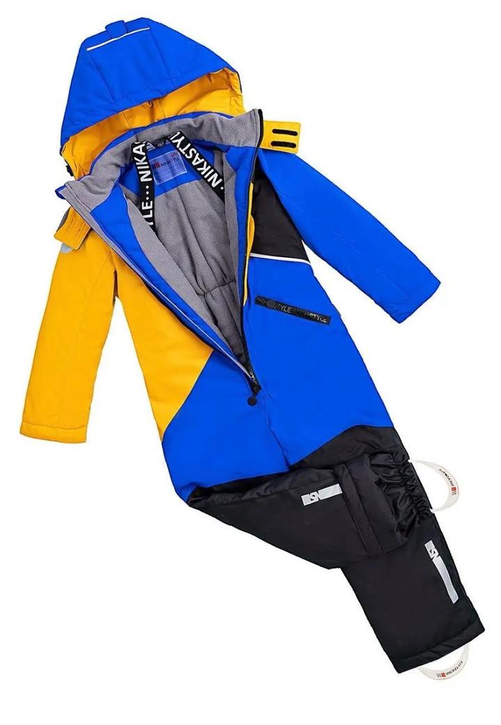 Зимний комбинезон для мальчика Nikastyle