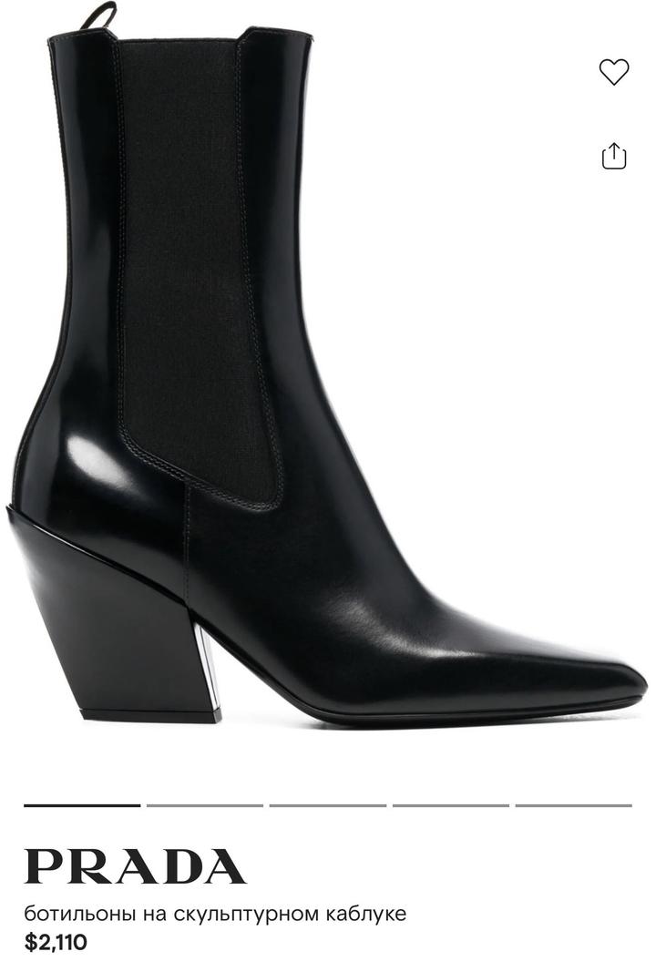 Ботильоны Prada