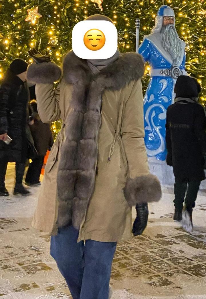 Парка с меховой отделкой