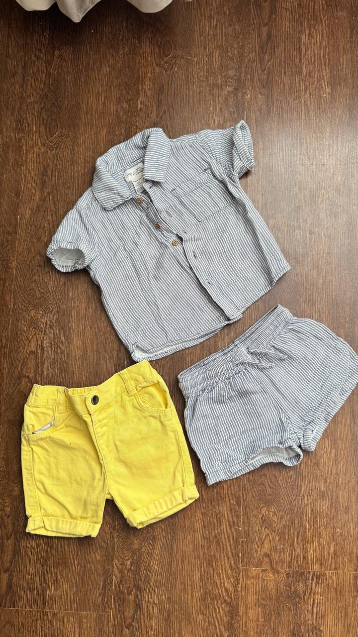 Carter's Костюм с шортами + джинсовые шорты