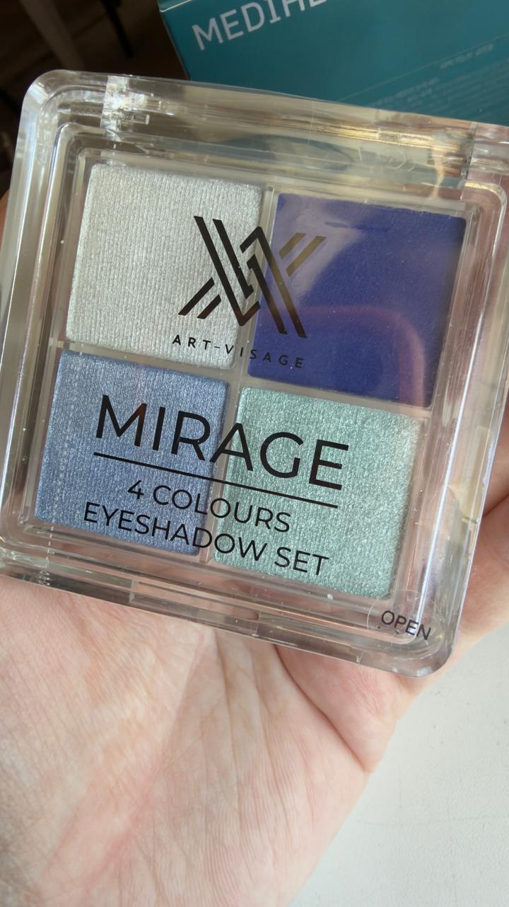 Палетка теней для век ART-VISAGE Mirage 4 оттенка