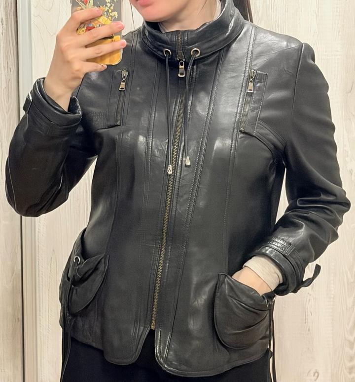 NO BRAND Куртка кожа 100%