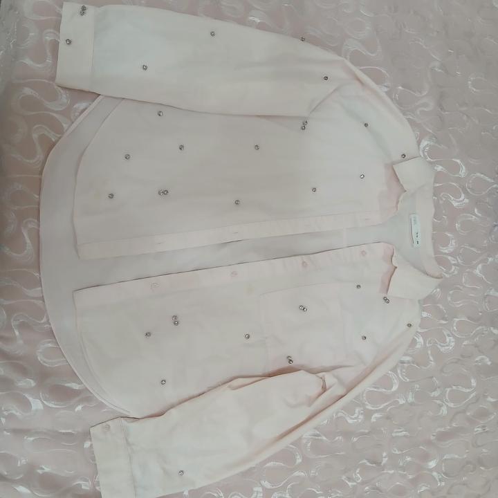 ZARA рубашка со стразами