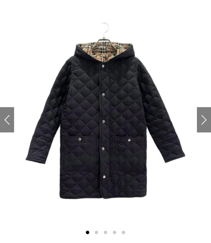 Burberry стеганая куртка с капюшоном