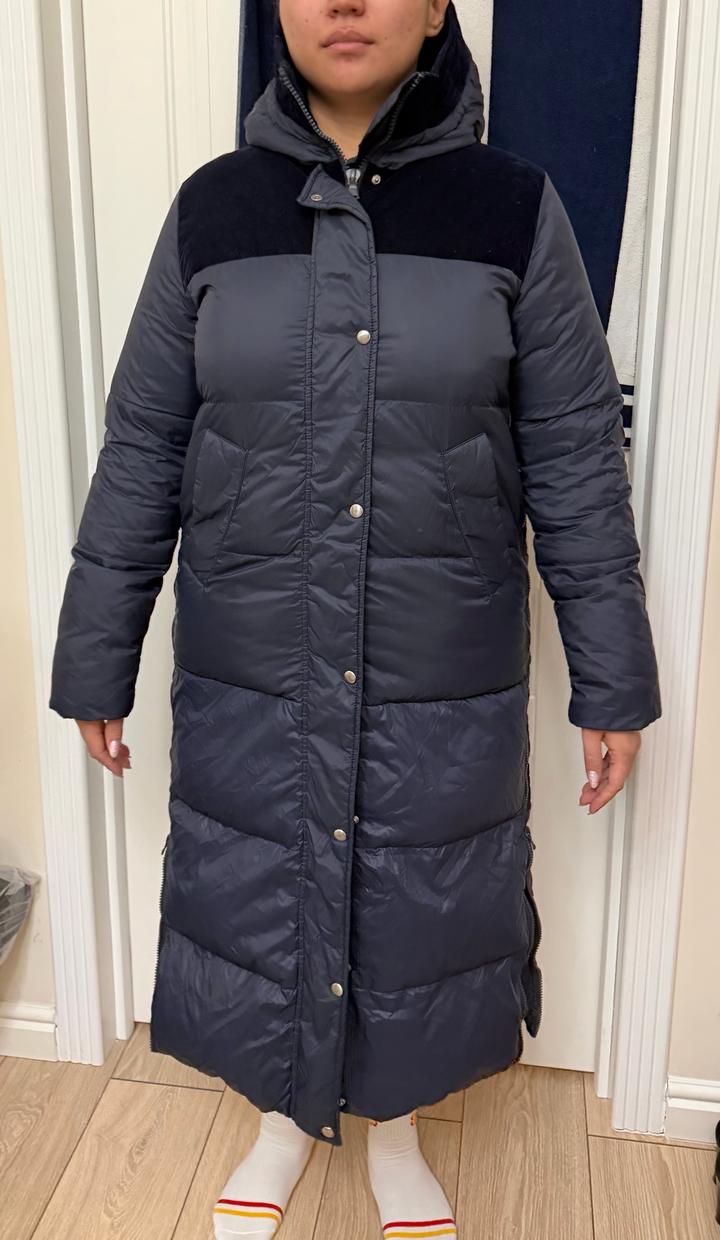 Пуховик SPORTMAX CODE/Max Mara с капюшоном