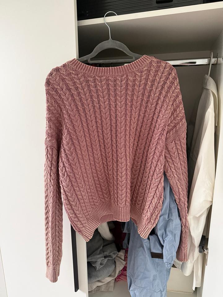 Розовый свитер ZARA 100% хлопок