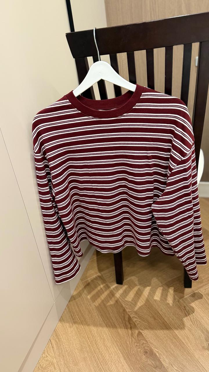 Лонгслив в полоску Bershka