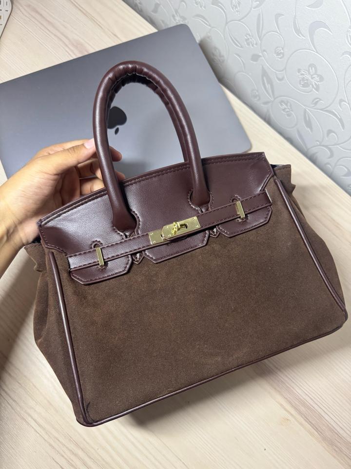 Hermès Сумка замшевая