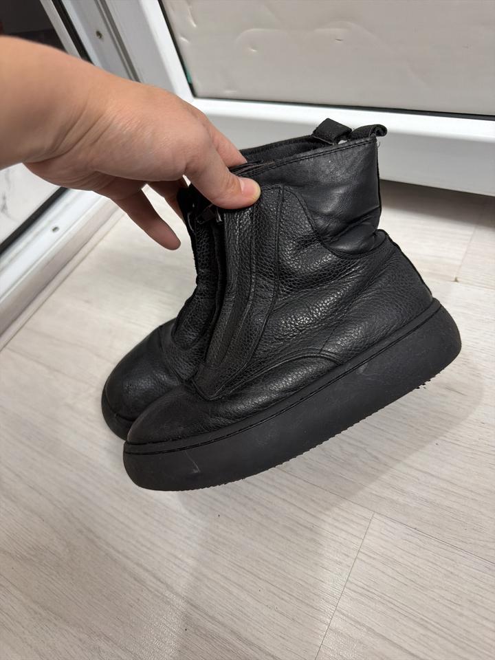 OKids shoes Детские кожаные ботинки на молнии