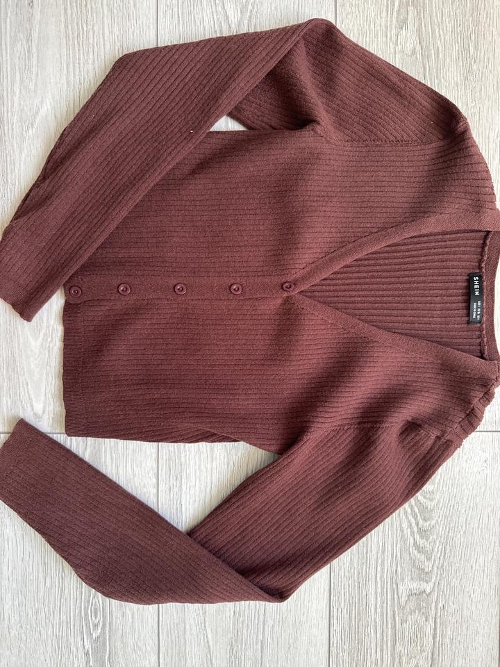 Кардиган SHEIN в рубчик